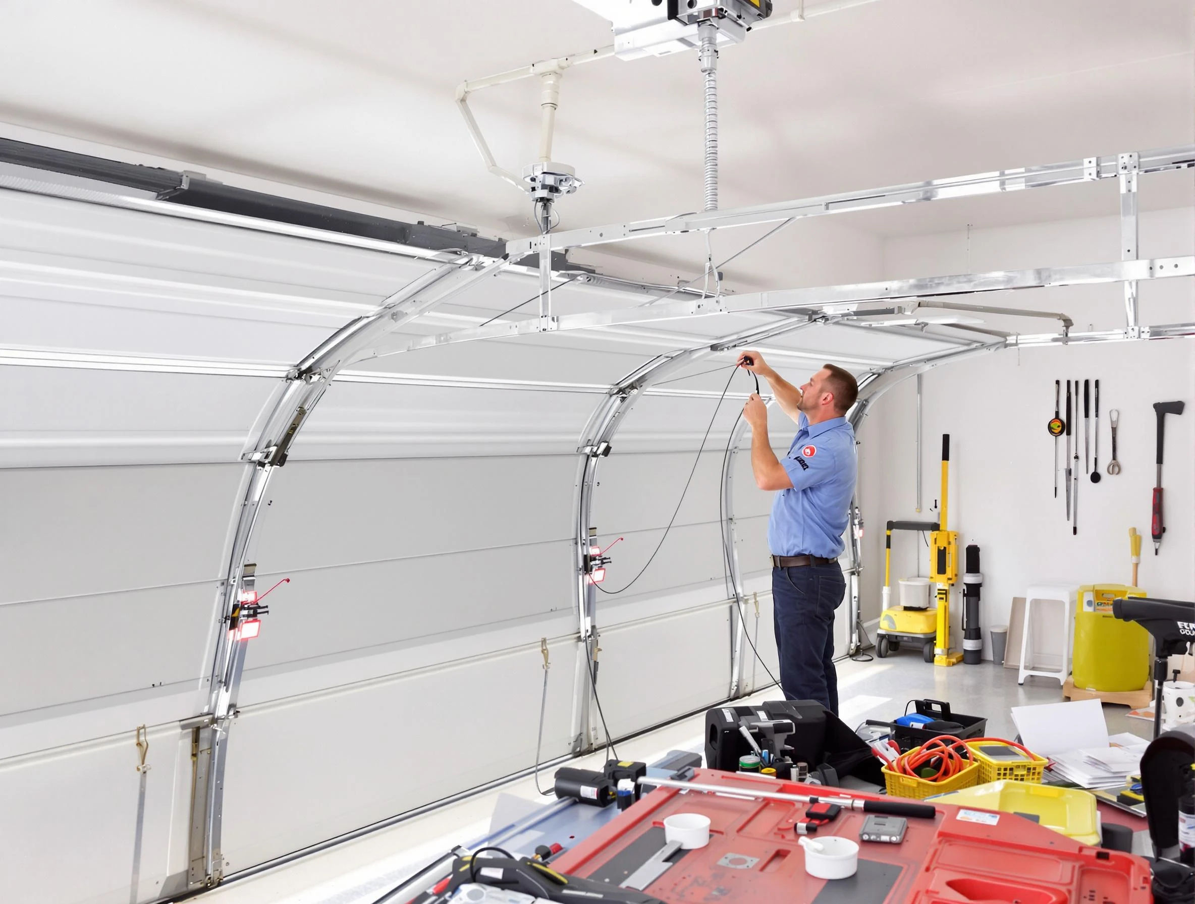 Garage door cable repair service by Edison Garage Door Repair in Edison